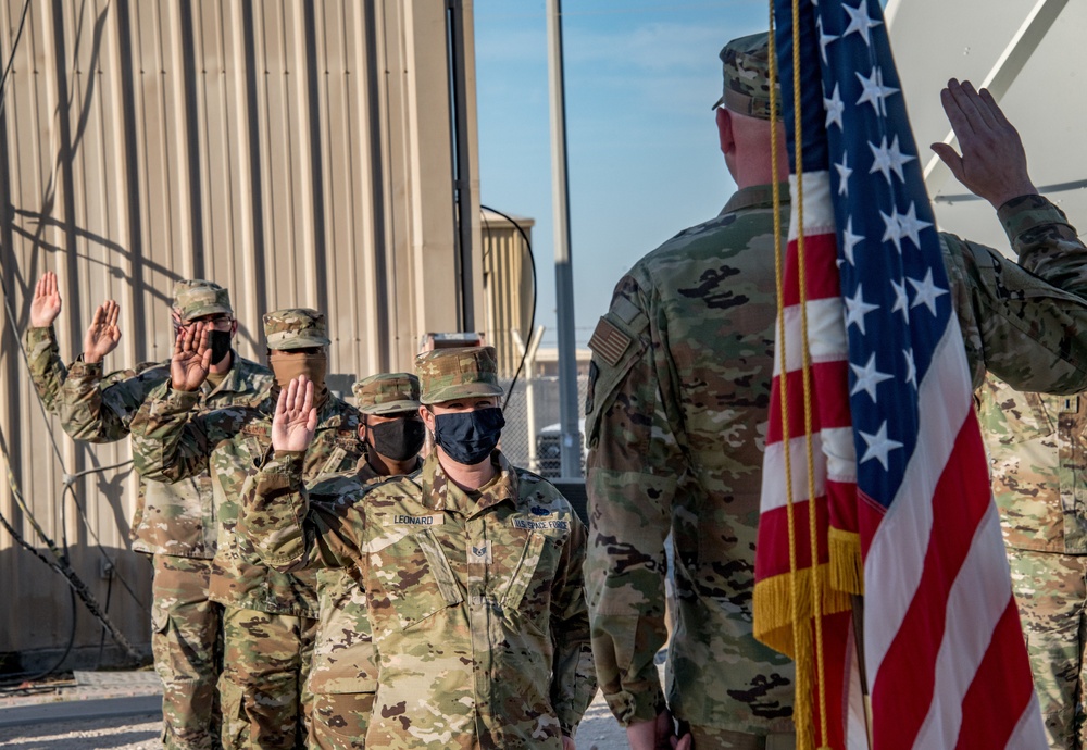 U.S. Space Force inducts 14 new members at AUAB