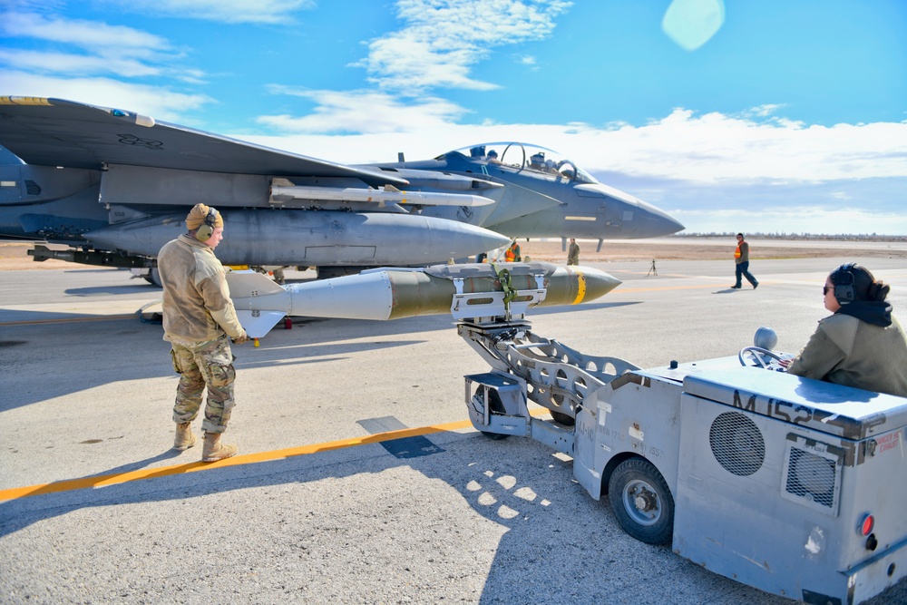 Members of the 332 Air Expeditionary Wing Perform Maintenance Exercise