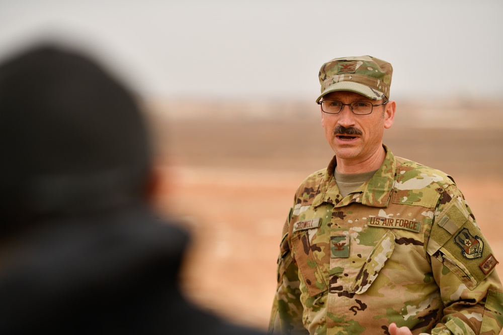 Col. Crowell Officiates Radar Dedication Ceremony