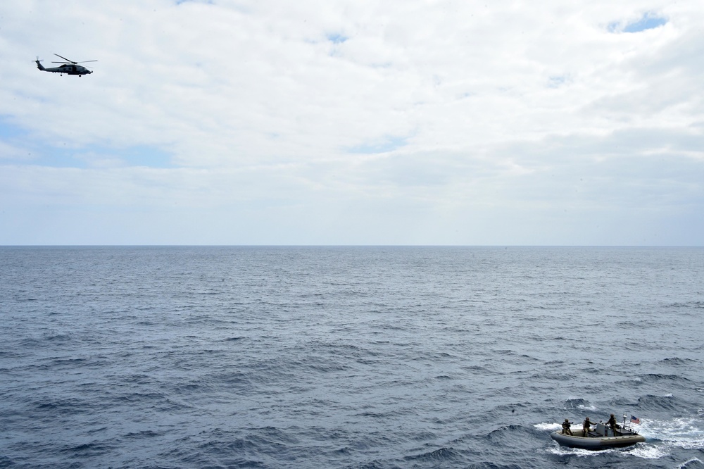 USS PHILIPPINE SEA CONDUCTS VBSS IN ARABIAN SEA/DEPLOYMENT