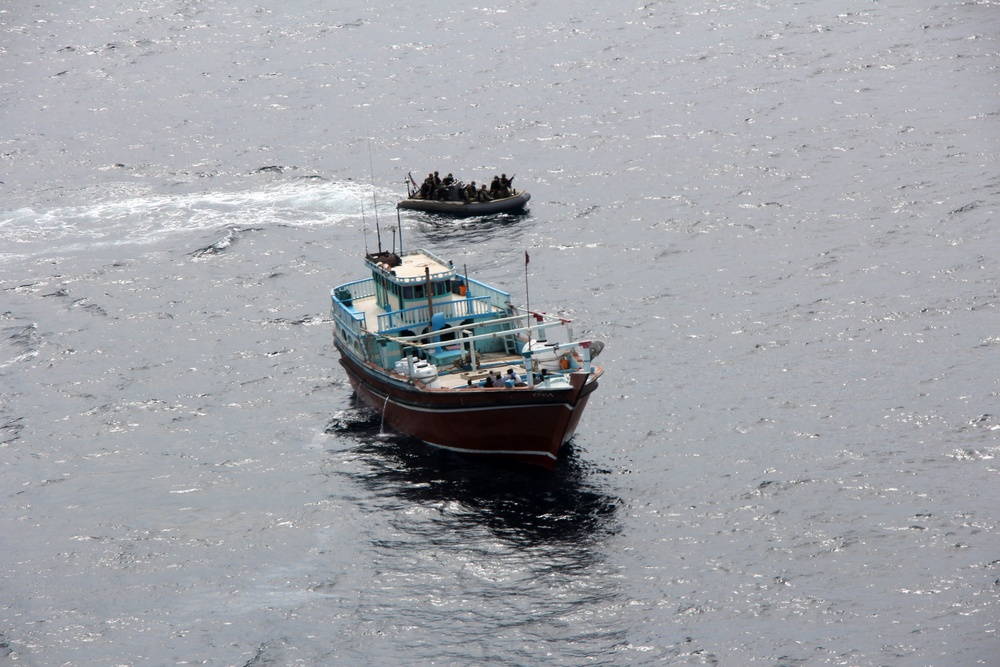 USS Philippine Sea Visit, Board, Search and Seizure