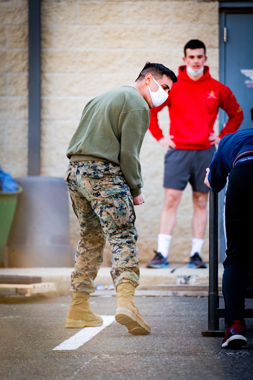 Somerville Recruiters workout with their Poolees