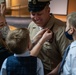 Sailors with MARSOC pinned as Chief Petty Officers