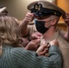 Sailors with MARSOC pinned as Chief Petty Officers