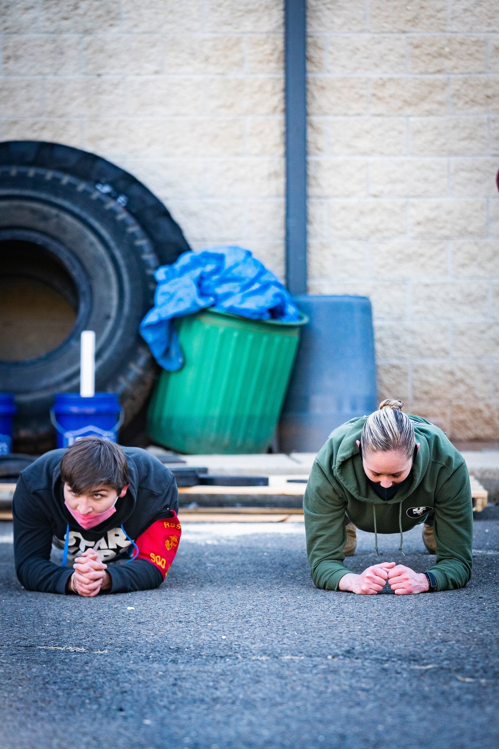 Somerville Recruiters workout with their Poolees