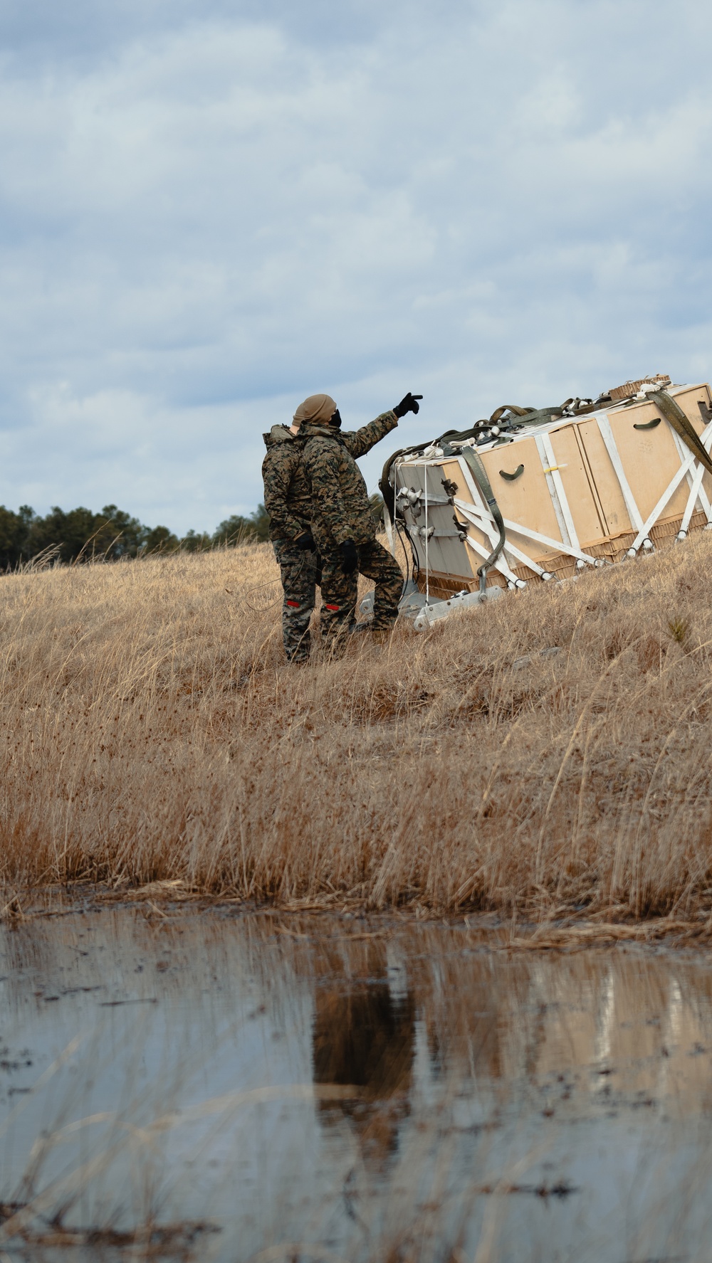 2nd Landing Support Battalion Conducts Air Delivery Training