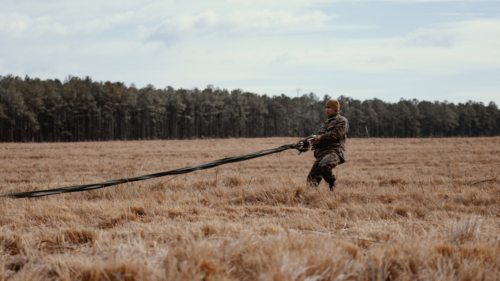 2nd Landing Support Battalion Conducts Air Delivery Training