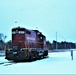 Army locomotive at Fort McCoy