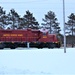 Army locomotive at Fort McCoy
