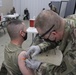 Command Sgt. Maj. Michael Perry Receives Second Dose of COVID Vaccine