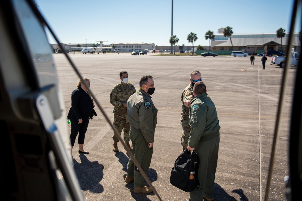 State Leadership Visit Highlights Airmen Performance, Mission Conversion