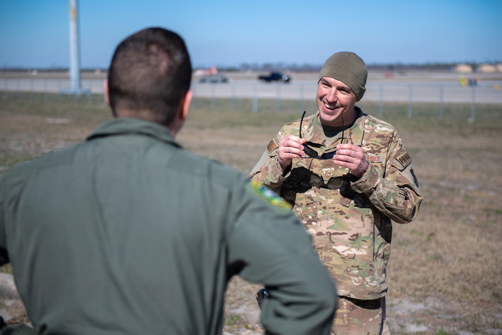 State Leadership Visit Highlights Airmen Performance, Mission Conversion