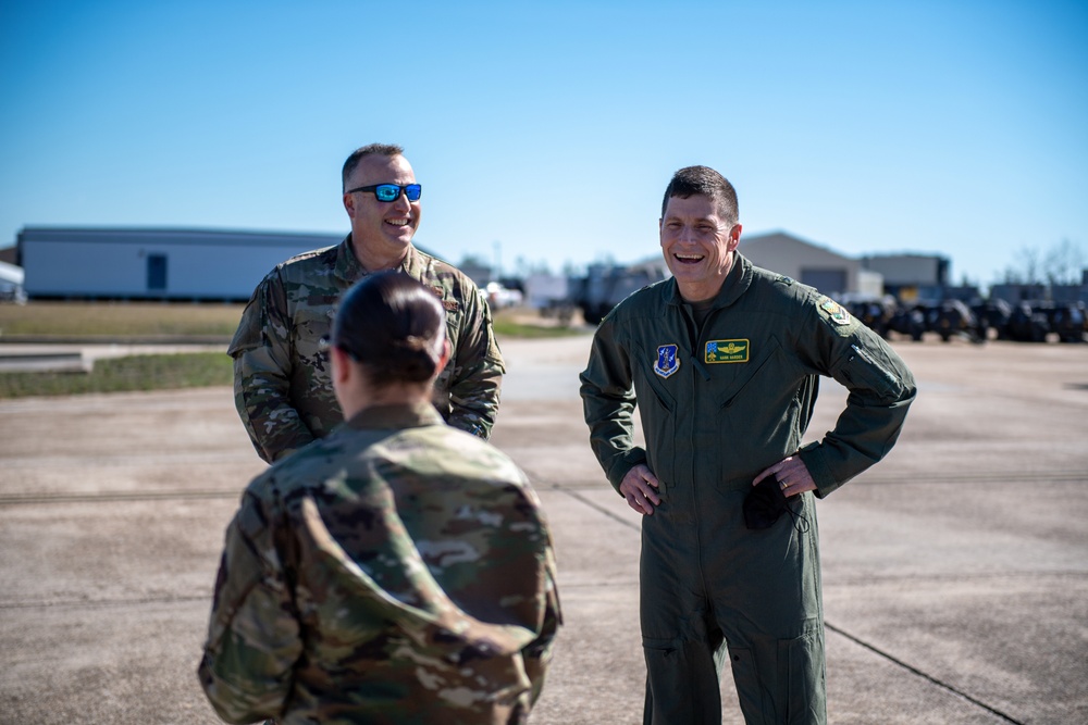 State Leadership Visit Highlights Airmen Performance, Mission Conversion