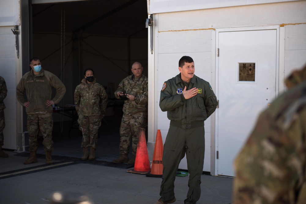 State Leadership Visit Highlights Airmen Performance, Mission Conversion