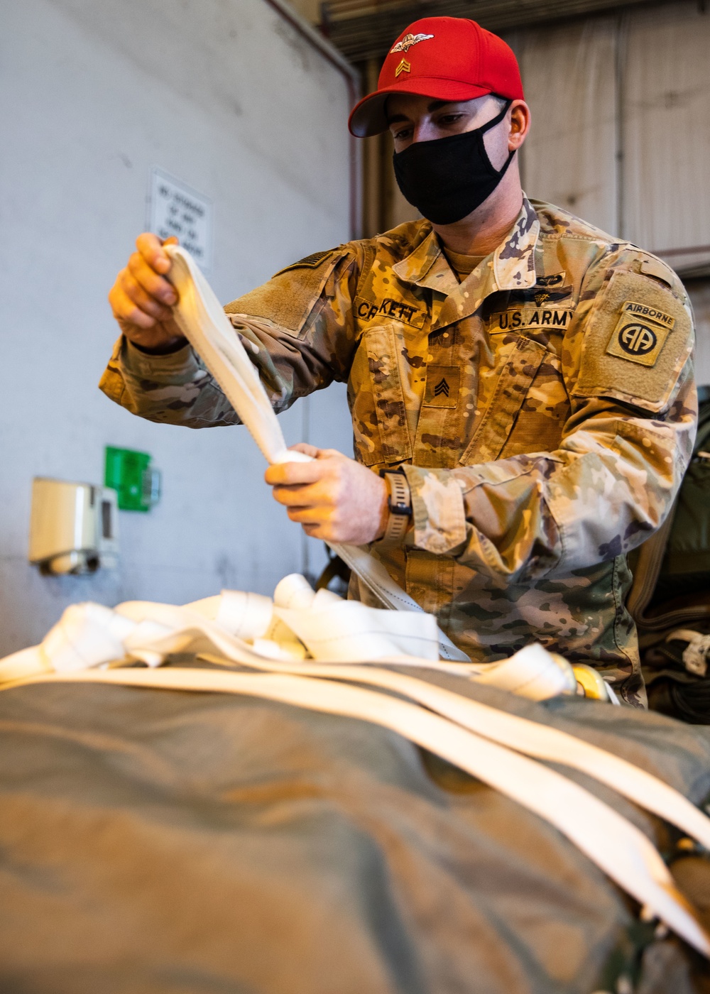 82nd Airborne Division Riggers Prepare Heavy Drops at JBC