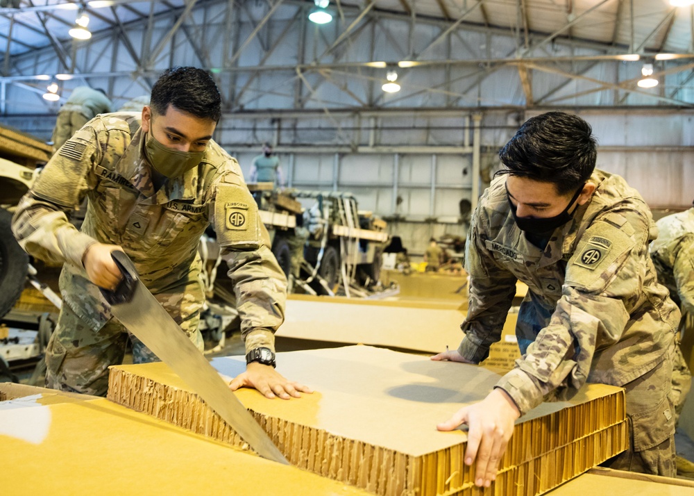 82nd Airborne Division Riggers Prepare Heavy Drops at JBC