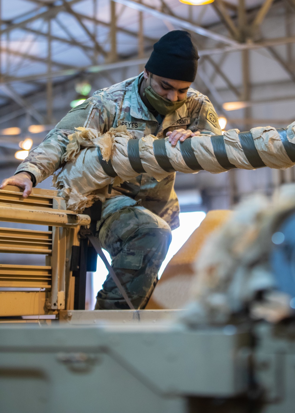 82nd Airborne Division Riggers Prepare Heavy Drops at JBC