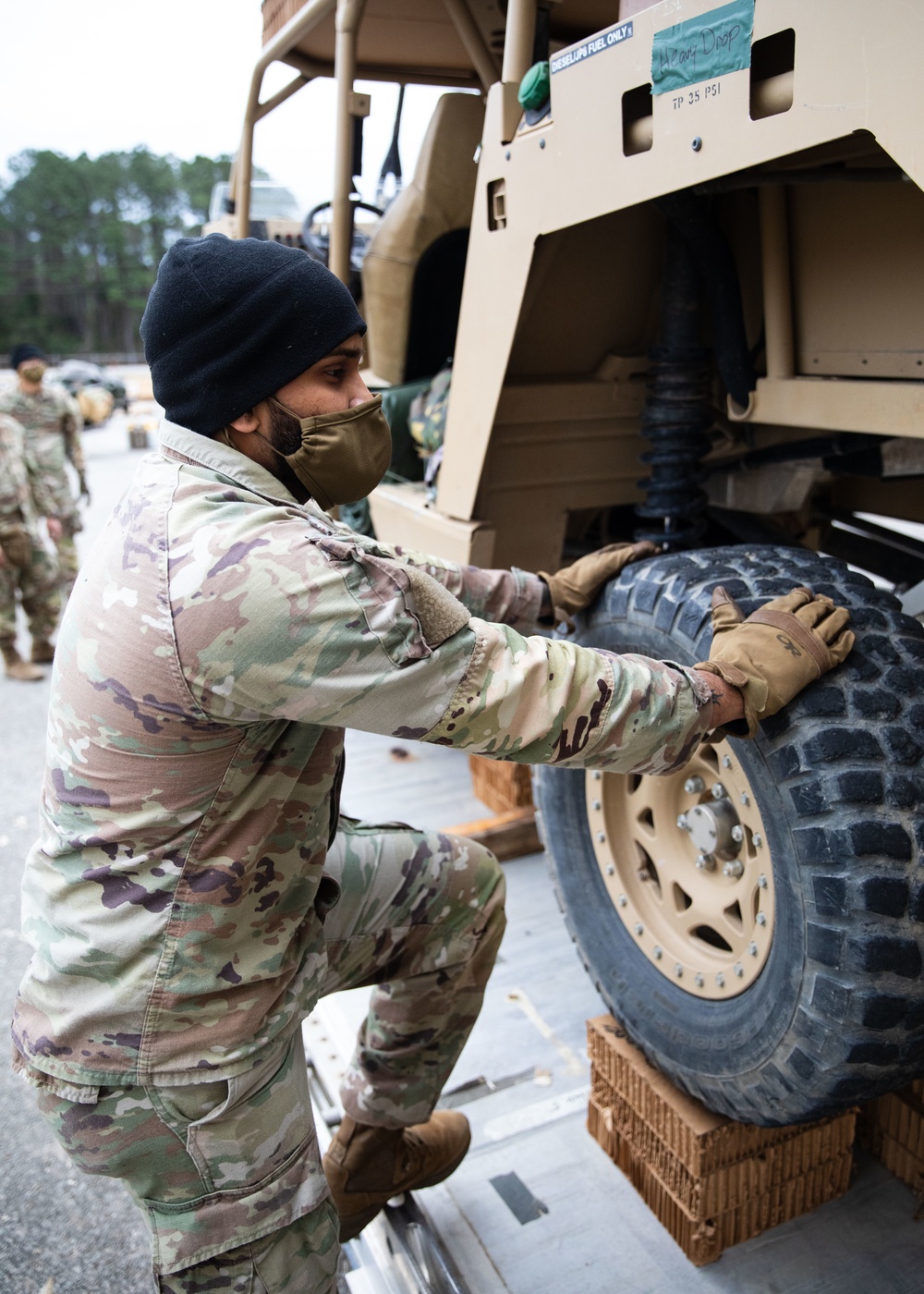 82nd Airborne Division Riggers Prepare Heavy Drops at JBC