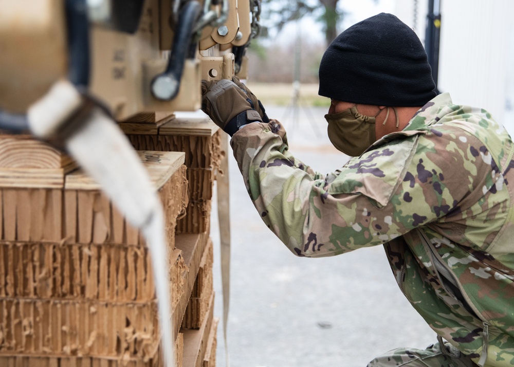 82nd Airborne Division Riggers Prepare Heavy Drops at JBC