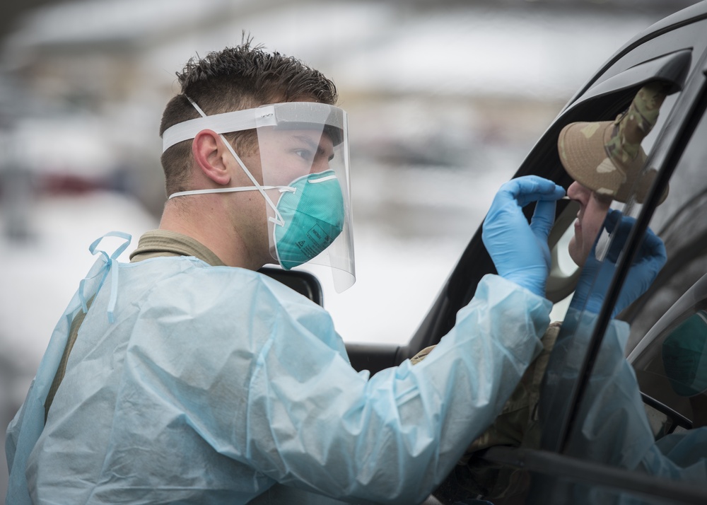 Connecticut Guardsmen receive second COVID-19 test after Inauguration mission