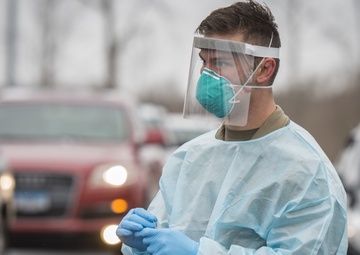 Connecticut Guardsmen receive second COVID-19 test after Inauguration mission