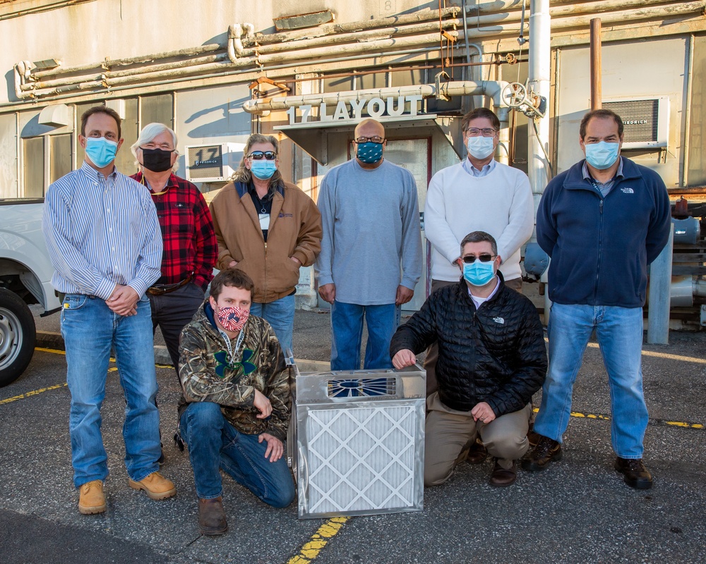 NNSY Employees Create Innovative Filtration Units in the Fight Against COVID-19