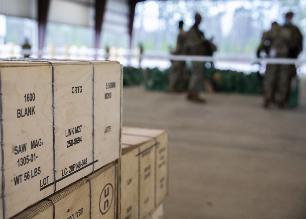 Paratroopers Receive Ammunition