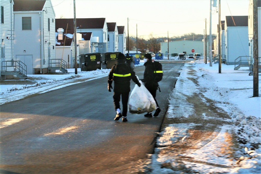 U.S. Navy’s Recruit Training Command ROM operations in January at Fort McCoy