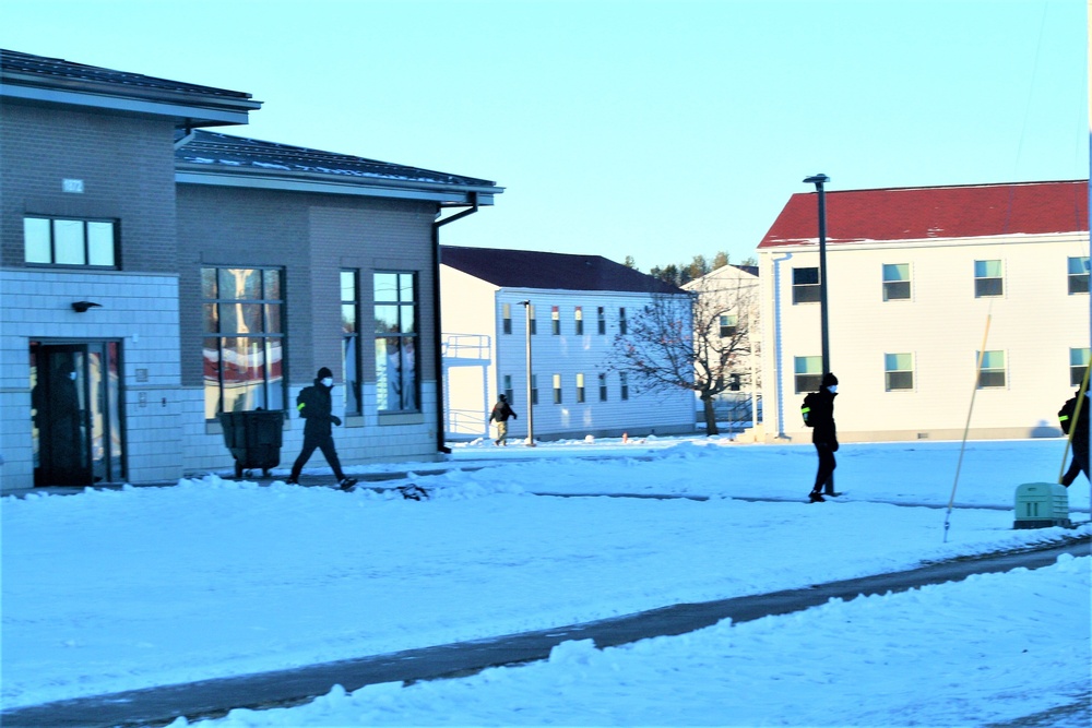 U.S. Navy’s Recruit Training Command ROM operations in January at Fort McCoy