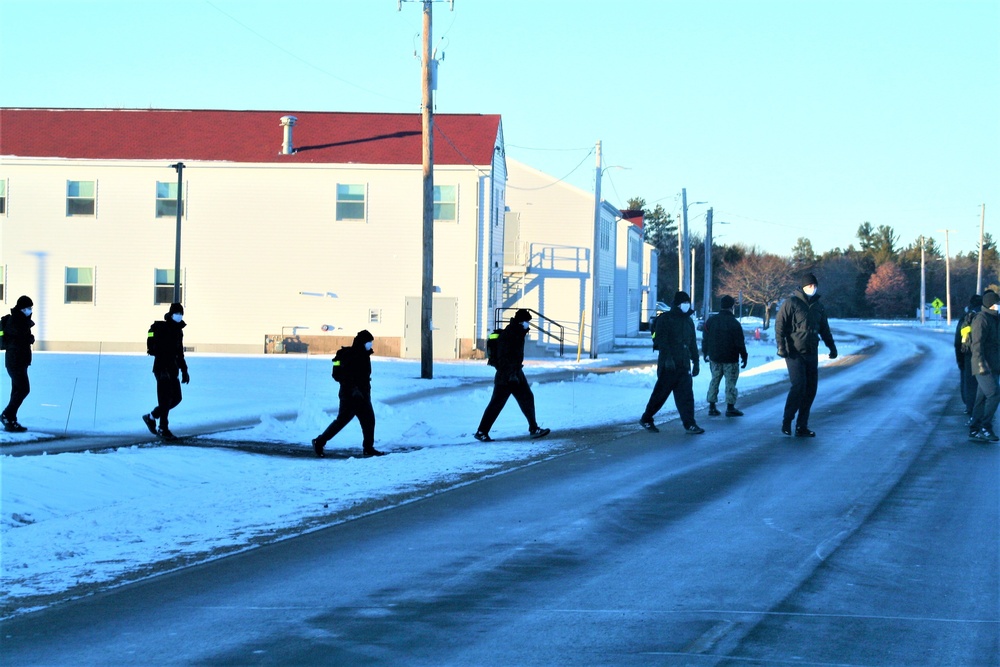 U.S. Navy’s Recruit Training Command ROM operations in January at Fort McCoy