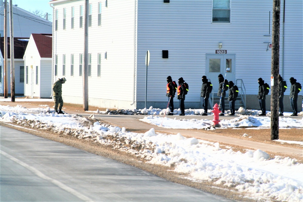 U.S. Navy’s Recruit Training Command ROM operations in January at Fort McCoy