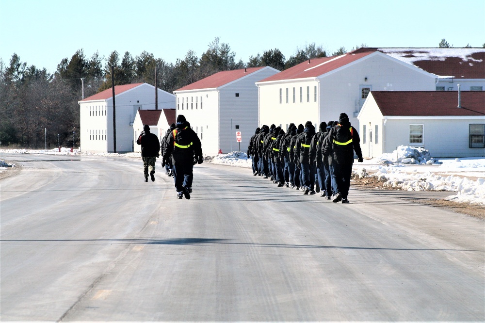 U.S. Navy’s Recruit Training Command ROM operations in January at Fort McCoy