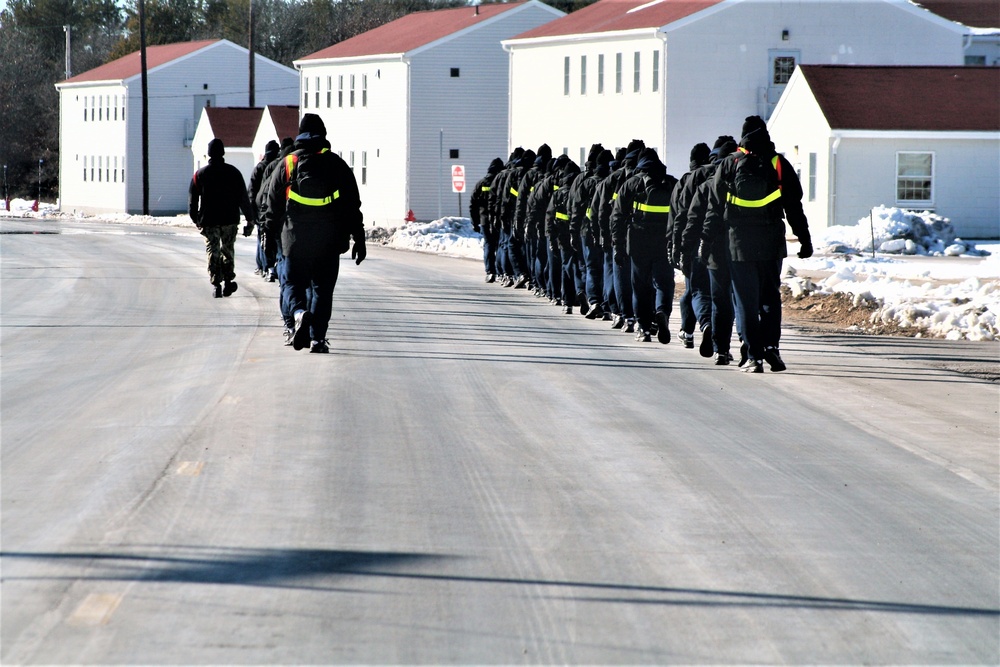 U.S. Navy’s Recruit Training Command ROM operations in January at Fort McCoy