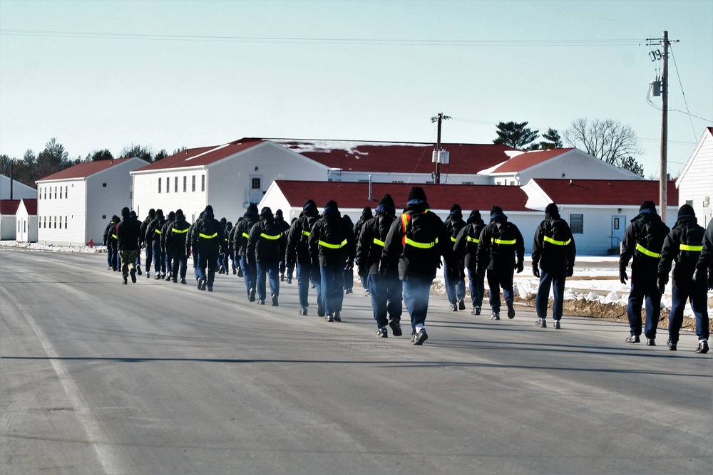 U.S. Navy’s Recruit Training Command ROM operations in January at Fort McCoy