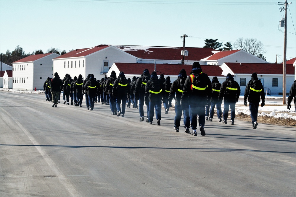 U.S. Navy’s Recruit Training Command ROM operations in January at Fort McCoy