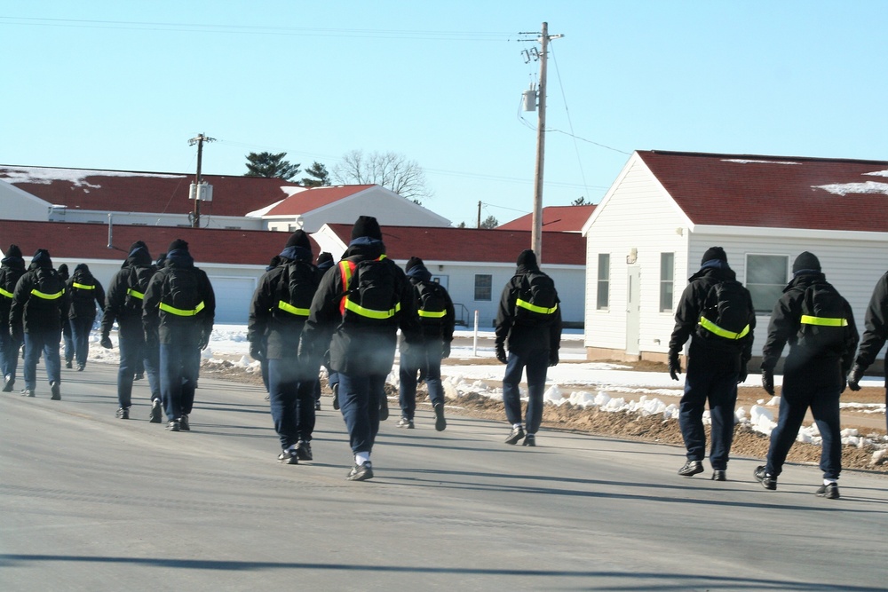 U.S. Navy’s Recruit Training Command ROM operations in January at Fort McCoy