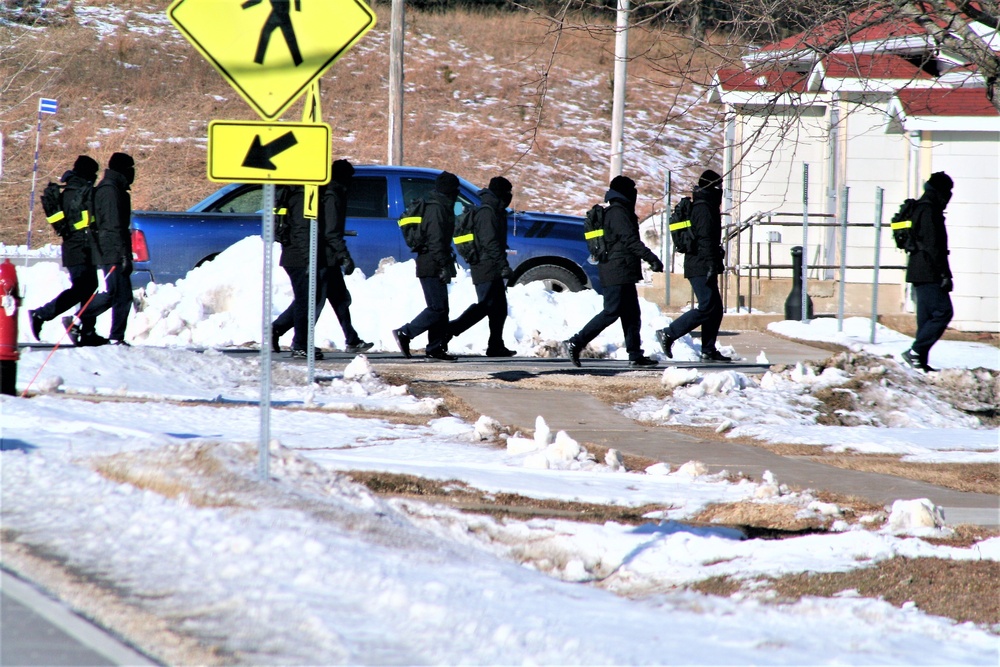 U.S. Navy’s Recruit Training Command ROM operations in January at Fort McCoy