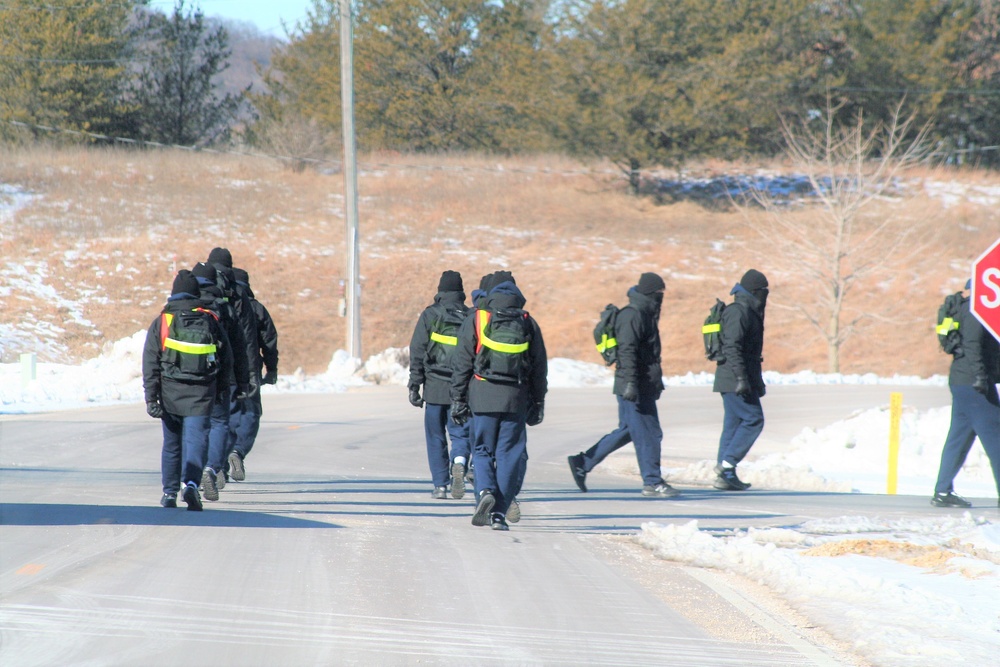 U.S. Navy’s Recruit Training Command ROM operations in January at Fort McCoy