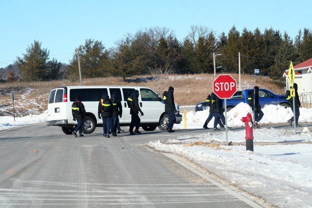 U.S. Navy’s Recruit Training Command ROM operations in January at Fort McCoy