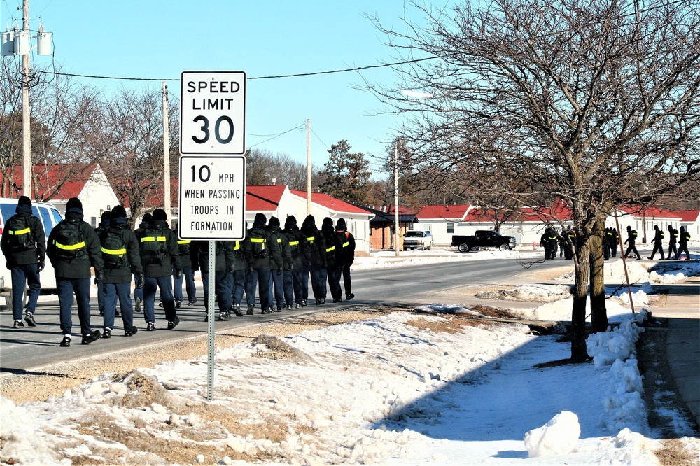 U.S. Navy’s Recruit Training Command ROM operations in January at Fort McCoy