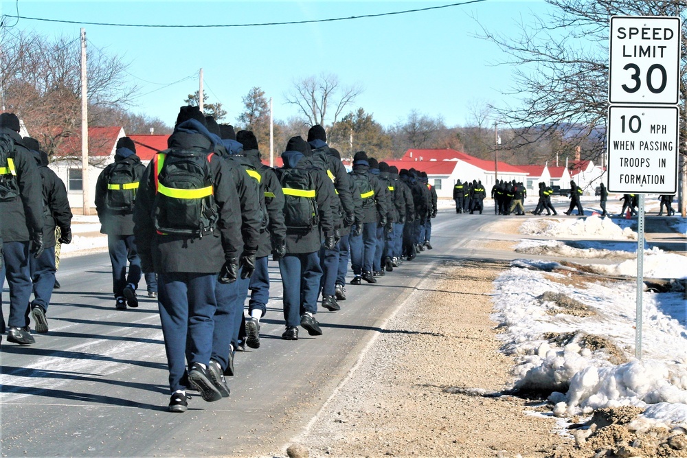 U.S. Navy’s Recruit Training Command ROM operations in January at Fort McCoy