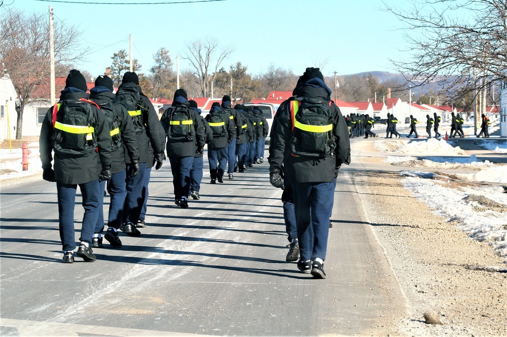 U.S. Navy’s Recruit Training Command ROM operations in January at Fort McCoy