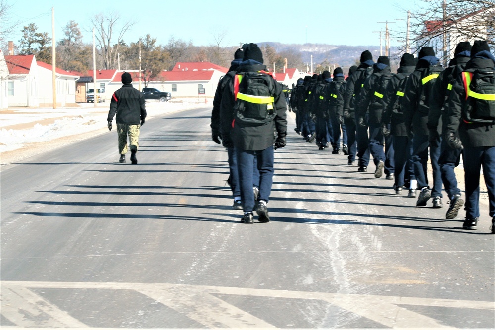 U.S. Navy’s Recruit Training Command ROM operations in January at Fort McCoy