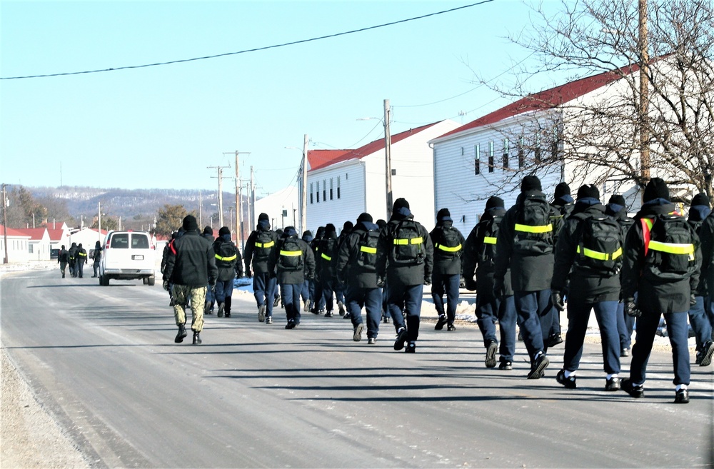 U.S. Navy’s Recruit Training Command ROM operations in January at Fort McCoy