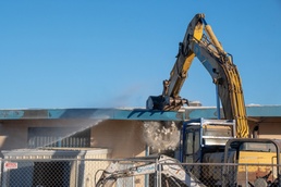End of an Era: Building 10 Demolished at Nevada Air National Guard Base