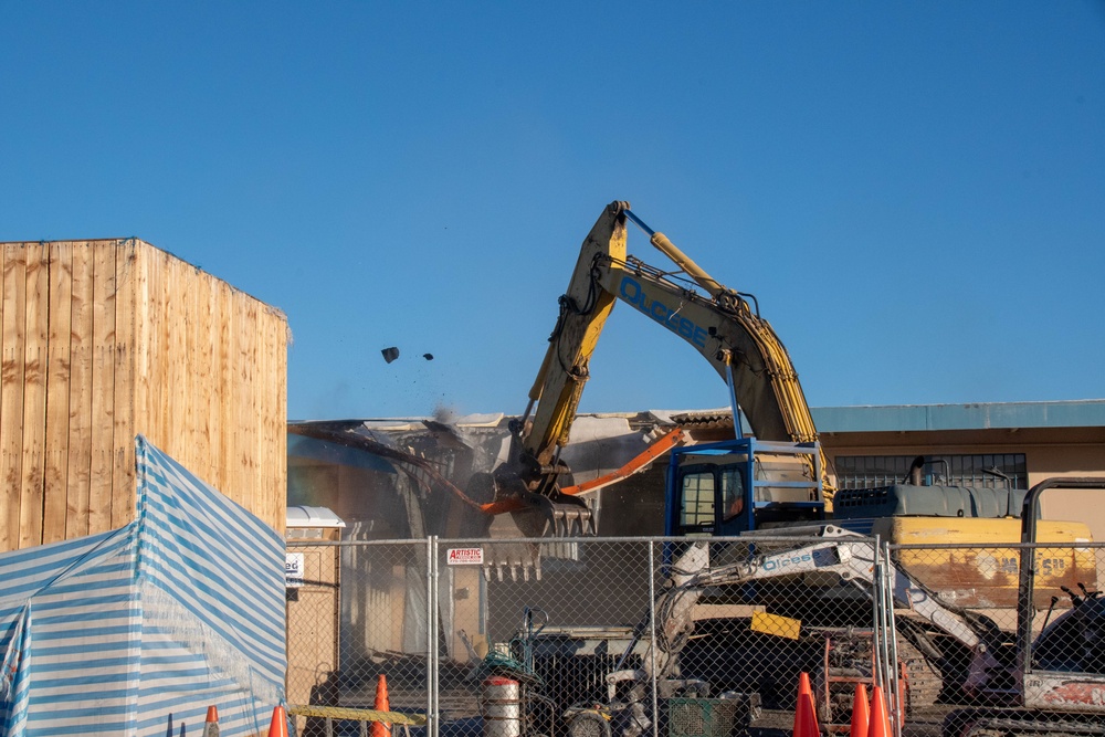 End of an Era: Building 10 Demolished at Nevada Air National Guard Base