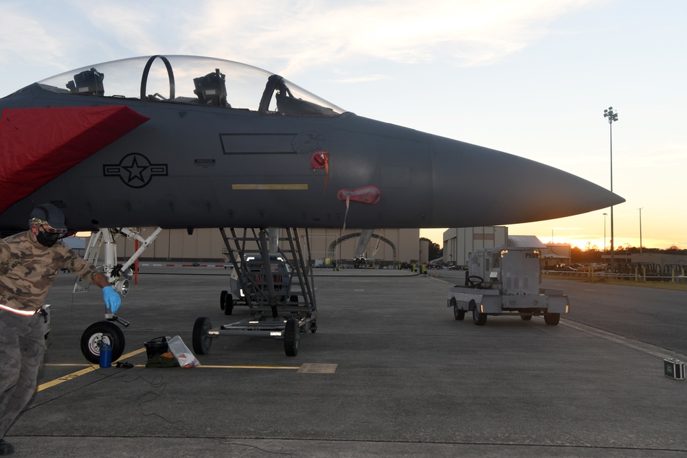 F-15 Arrives for PDM