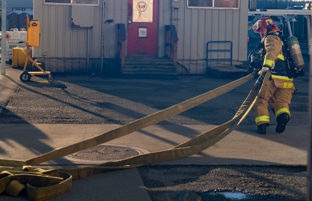 NRNW FES Battalion Three Practices Fire Evacuation Drill