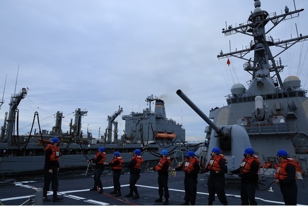 USS O'Kane Underway Replenishment