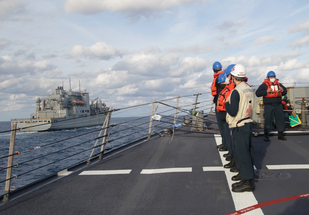 USS Mahan Repenishment-at-Sea